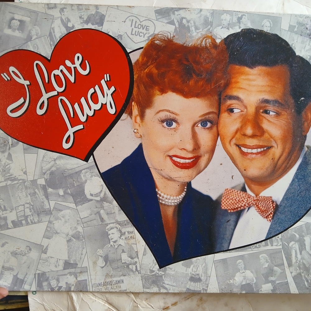 I Love Lucy Heart-Shaped Wall Art